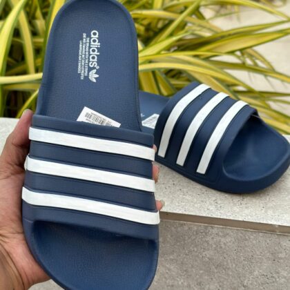 Premium Quality Adidas adilette Aqua Slides Nevy Blue