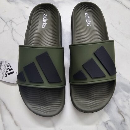Double soft sole preimum Front Adidas Slipper Olive
