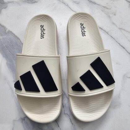 Double soft sole preimum Front Adidas Slipper Offwhite