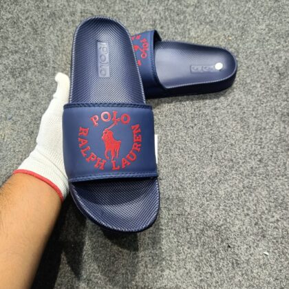 Premium Quality Ralphaa Laurenn Polo Slipper Nevy Blue