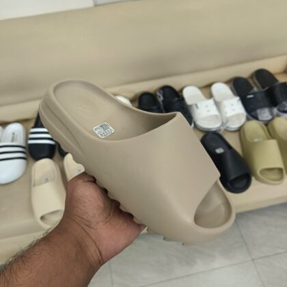 Adidas Yeezy slide for men black Earth Brown