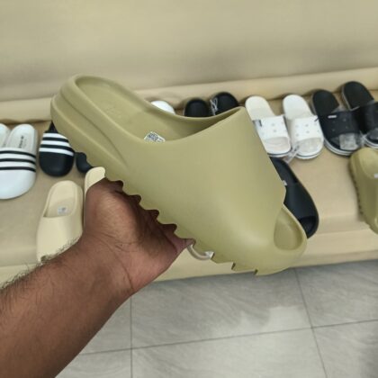 Adidas Yeezy slide for men black Olive