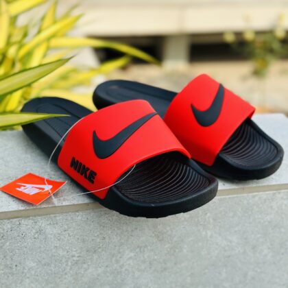 Nike Rubber  Slipper for men Black Red
