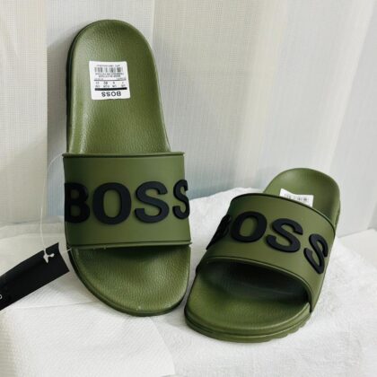 Hugo Boss Slipper for men -Olive color