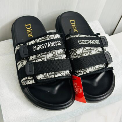 Hugo Boss Slipper for men -Christian Dior Black white