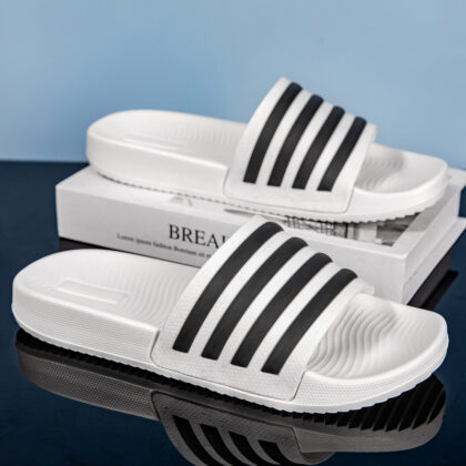 Premium Quality Button Slipper 4 step -White