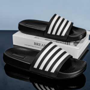 Premium Quality Button Slipper 4 step -Black