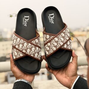 Premium Quality Dior Slipper -Black merone